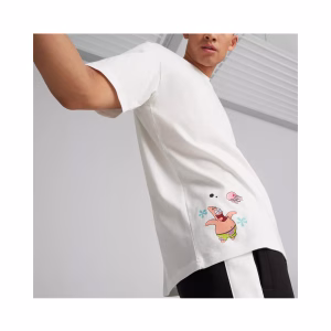 Puma Polo Blanco Bob Esponja Manga Corta Talla M - Imagen 3