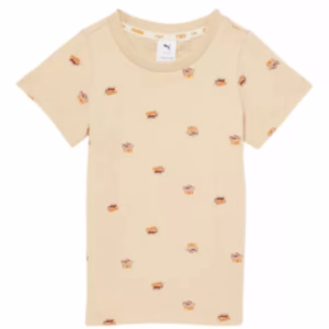 Puma Polo Tiny X Aop Crew Neck Short Sleeve T-Shirt Niños 3T - Imagen 1