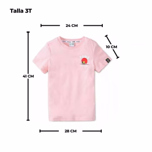 Puma Polo Peanuts Crew Neck Rosado Niñas Talla 3T - Imagen 2