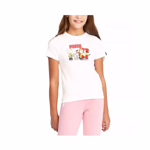 Puma Polo Peanuts Crew Neck Short Sleeve 2 Niñas 3T - Imagen 1