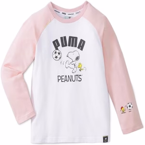 Puma Polo Peanuts X Crew Neck Long Sleeve Niñas Talla 3T - Imagen 3