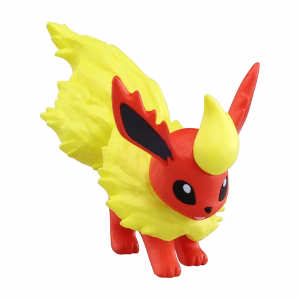 Pokemon Takara Tomy EX Japon Flareon - Imagen 3