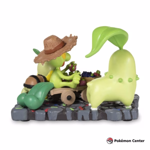 Pokemon Center Estatua Desfile de Celebración Chikorita Treecko Turtwig - Imagen 4