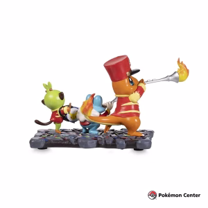 Pokemon Center Estatua Desfile de Celebración Charmander Froaki Grookey - Imagen 3