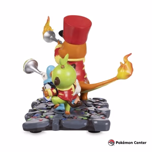Pokemon Center Estatua Desfile de Celebración Charmander Froaki Grookey - Imagen 4