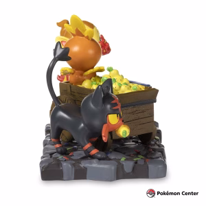 Pokemon Center Estatua Desfile de Celebración Torchic Chimchar Litten - Imagen 3