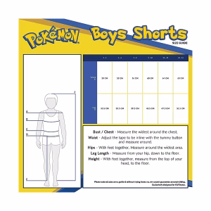 Pokemon Short Pack Doble 11-12 Años COD1 - Imagen 2