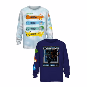 POKEMON SET POLO MANGA LARGA TALLA 4-5 - Imagen 1