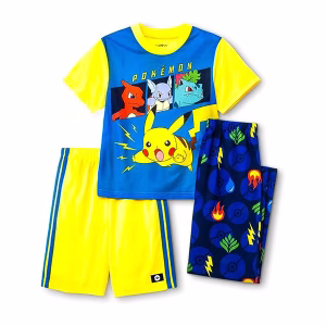 POKEMON SET DE 3 PIEZAS PIJAMA TALLA 4 COD5 - Imagen 1