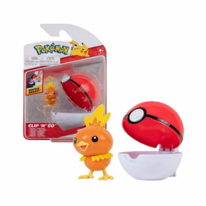 Pokemon Clip Torchic con Pokebola - Imagen 1