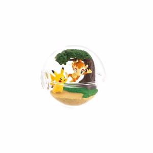 Pokemon Re-Ment Terrarium Pikachu y Chimchar - Imagen 2