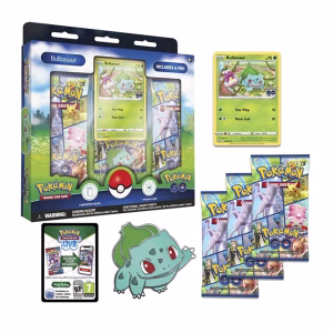 Pokemon TCG Go Pin Collection Bulbasaur Ingles - Imagen 1