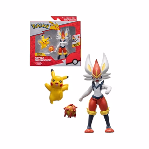 Pokemon Cinderace Pikachu Jazwares - Imagen 1