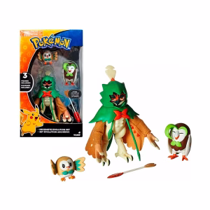 Pokemon TOMY Set Decidueye Dartrix & Rowlet - Imagen 1