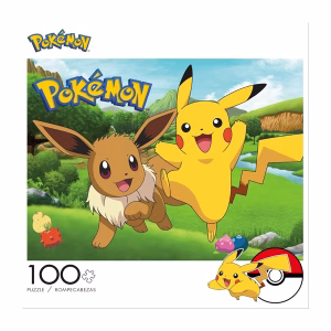 POKEMON ROMPECABEZA EEVEE PIKACHU 100 PIEZAS - Imagen 2