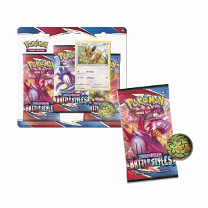 Pokemon TCG Battle Styles 3 Pack Blister Eevee - Imagen 2