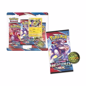 Pokemon TCG Battle Styles 3 Pack Blister Jolteon - Imagen 2