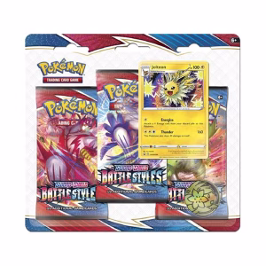 Pokemon TCG Battle Styles 3 Pack Blister Jolteon - Imagen 1