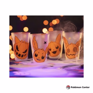 POKEMON CENTER HALLOWEEN VASO SET DE 4 - Imagen 3