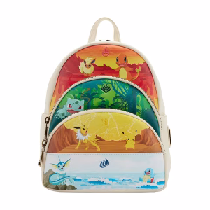 MOCHILA POKEMON LOUNGEFLY INICIALES - Imagen 1