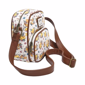 BOLSO CRUZADO FRORAL POKEMON PIKACHU EEVEE LOUNGEFLY - Imagen 2