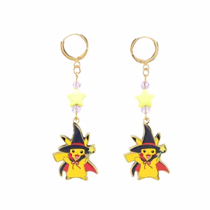 Pokemon Aretes Halloween Pikachu - Imagen 2