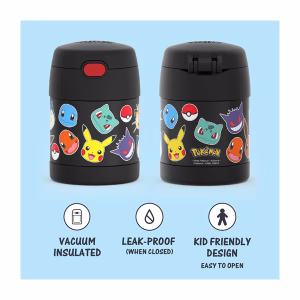 POKEMON THERMOS FUNTAINER TARRO DE COMIDA PARA NIÑOS - Imagen 3