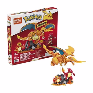 Pokemon Mega Construx Charizard Evolucion Set 300 Piezas - Imagen 1