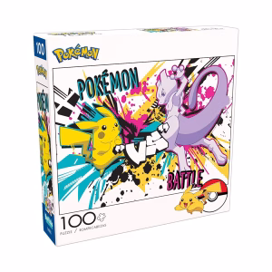 Pokemon Rompecabeza 100 Piezas Pikachu Vs Mewtwo - Imagen 3
