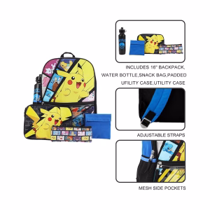 POKEMON MOCHILA PIKACHU MOCHILA SET - Imagen 6