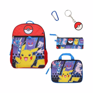 Mochila Pokemon Pokeball Pikachu y Gengar Bioworld - Imagen 1