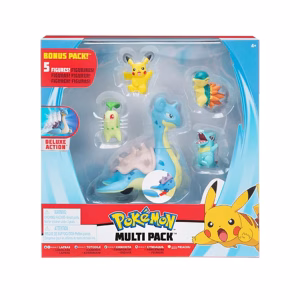 Pokemon Jazwares Lapras Pikachu Cyndaquil Totodile - Imagen 8