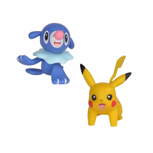 Pokemon Set Jazwares Pikachu Popplio - Imagen 2