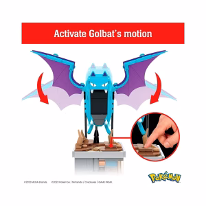 Mega Pokemon Golbat Exclusivo con Movimiento - Imagen 2