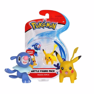 Pokemon Set Jazwares Pikachu Popplio - Imagen 1