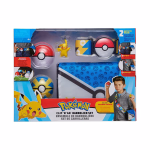 Pokemon Clip And Go Maletin Pikachu Set - Imagen 1