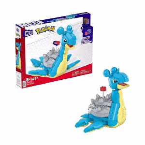 Pokemon Mega Construx Lapras 527 Piezas Articulable - Imagen 1