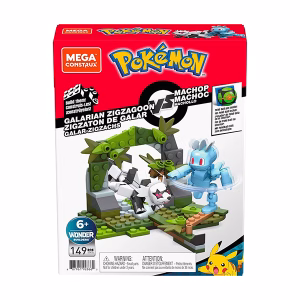 Mega Construx Pokemon Machop Vs. Galarian Zigzagoon - Imagen 2