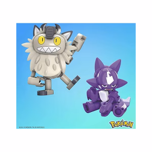 Mega Pokémon Toy Collectible Toxel vs. Galarian Meowth - Imagen 5