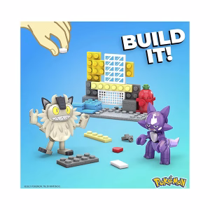 Mega Pokémon Toy Collectible Toxel vs. Galarian Meowth - Imagen 3