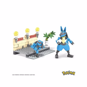 Mega Pokemon Lucario Riolu Set - Imagen 2