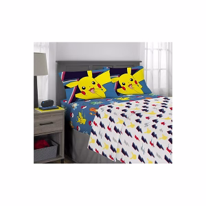 POKEMON JUEGO DE SABANAS COLORS PIKACHU - Imagen 2