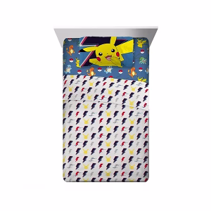 POKEMON JUEGO DE SABANAS COLORS PIKACHU - Imagen 1