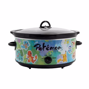 Pokémon Allover Print 7-Quart Olla de cocción lenta BoxLunch Exclusivo - Imagen 2