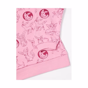 POKEMON POLERA NIÑOS 6-7 AÑOS ROSADO - Imagen 3