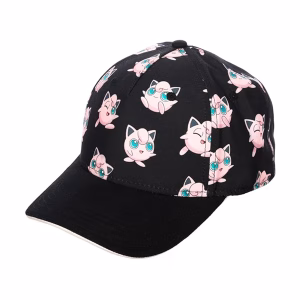 POKEMON GORRA Jigglypuff allover BLACK - Imagen 4