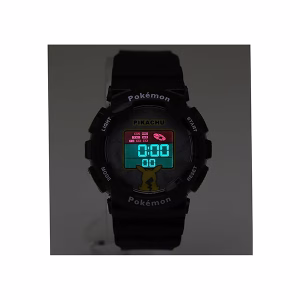 Pokemon Reloj Digital Niños Black Pikachu Japon - Imagen 3