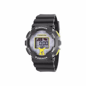 Pokemon Reloj Digital Niños Black Pikachu Japon - Imagen 4