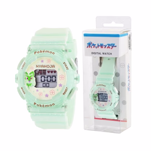 POKEMON RELOJ DIGITAL NIÑA SPRIGATITO JAPON - Imagen 1