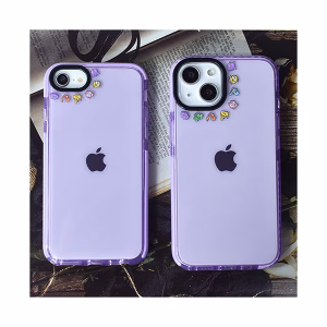 POKEMON FUNDA IPHONE 13 MINI TRANSPARENTE MORADO - Imagen 6